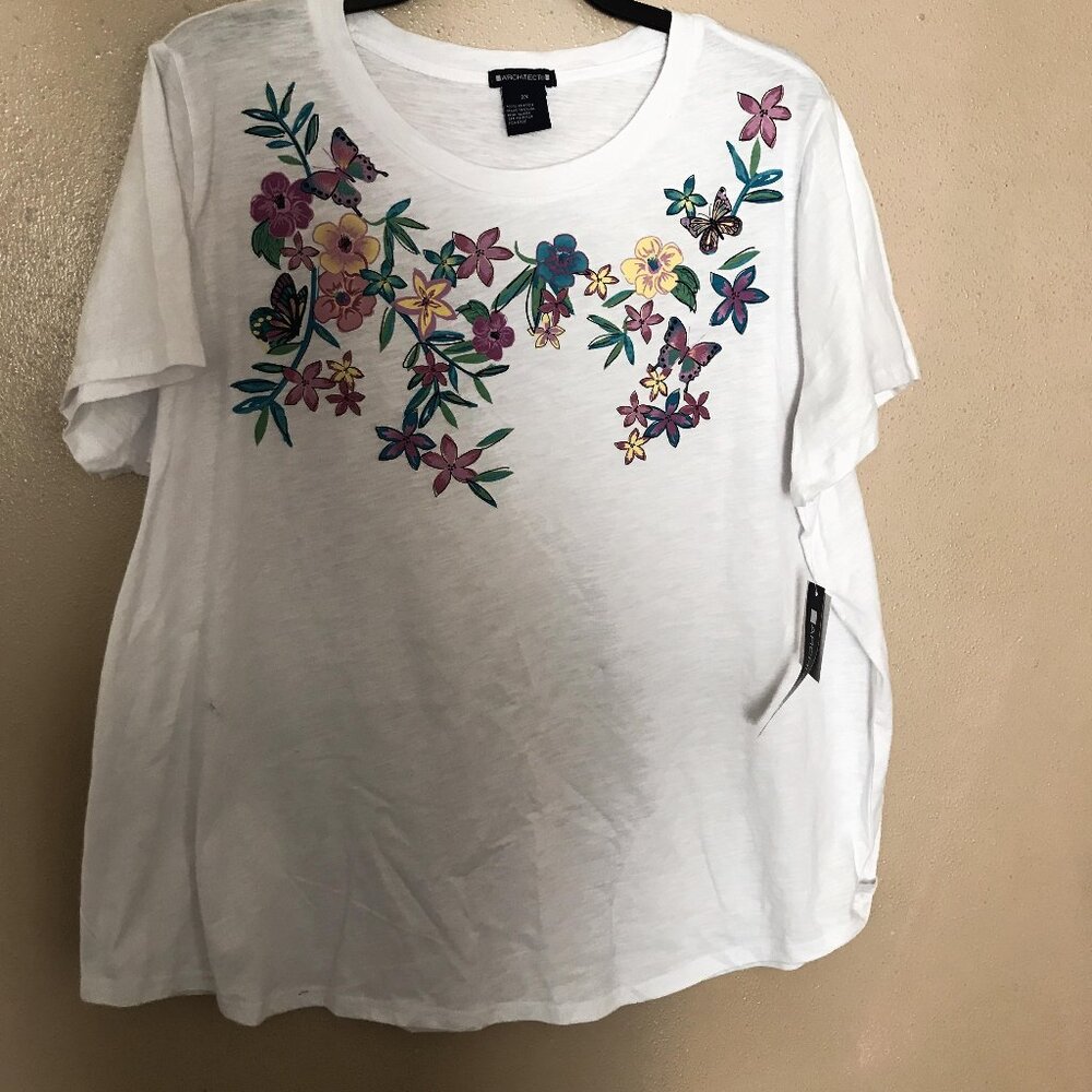 ARCHITECT womens plus siz t.shirt   size: 2X   NEW with tags!